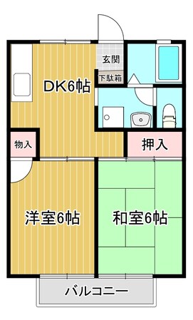 セジュール対中の物件間取画像